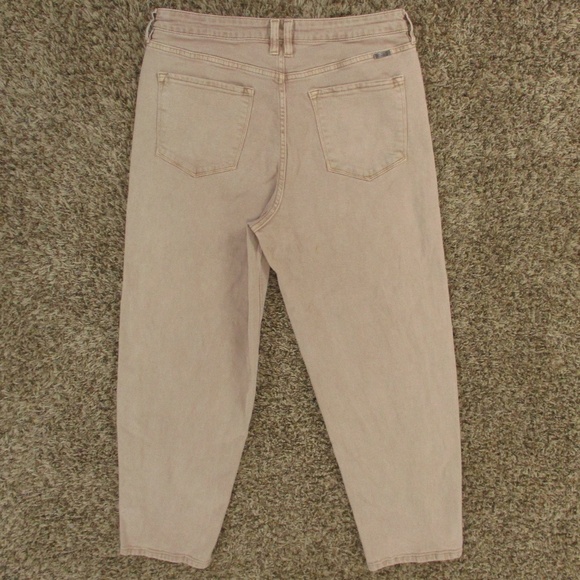Kancan Jeans Women's 30 Pink Sonya High Rise Slim Balloon Stretch Denim - Picture 2 of 7
